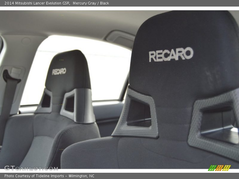 Mercury Gray / Black 2014 Mitsubishi Lancer Evolution GSR