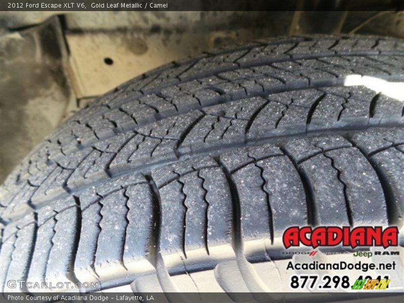 Gold Leaf Metallic / Camel 2012 Ford Escape XLT V6