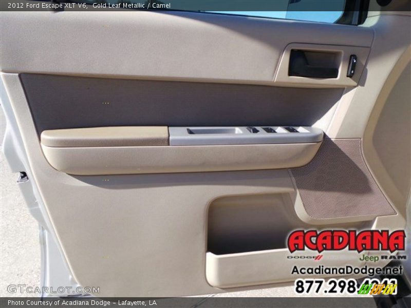 Gold Leaf Metallic / Camel 2012 Ford Escape XLT V6