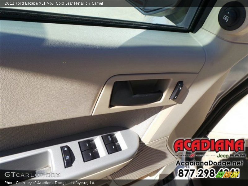 Gold Leaf Metallic / Camel 2012 Ford Escape XLT V6
