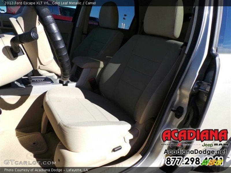 Gold Leaf Metallic / Camel 2012 Ford Escape XLT V6