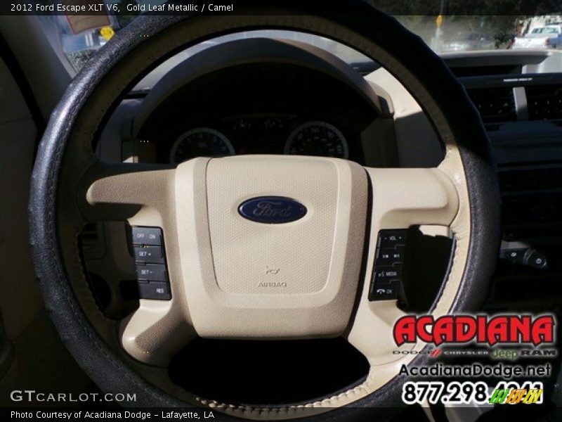 Gold Leaf Metallic / Camel 2012 Ford Escape XLT V6