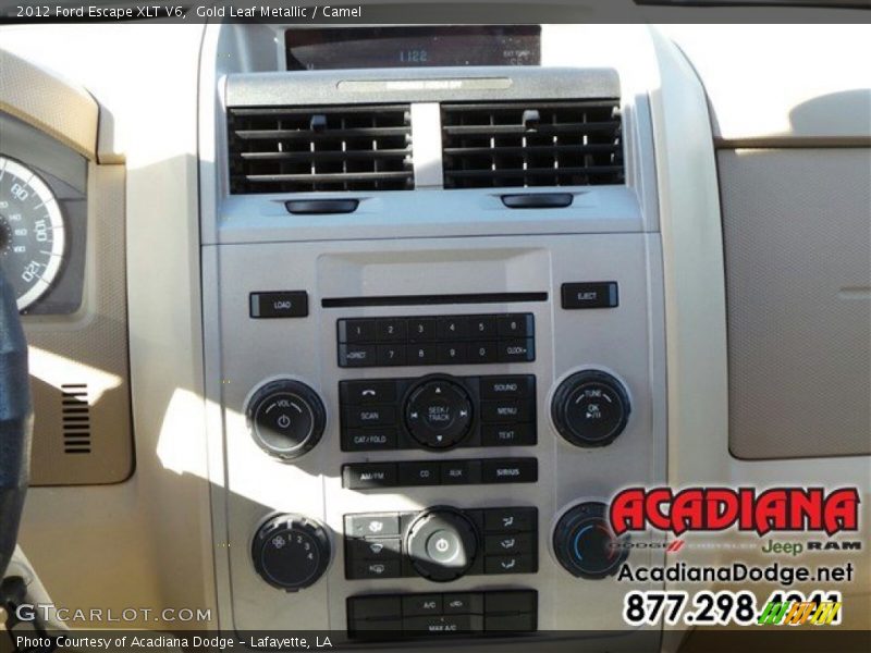 Gold Leaf Metallic / Camel 2012 Ford Escape XLT V6
