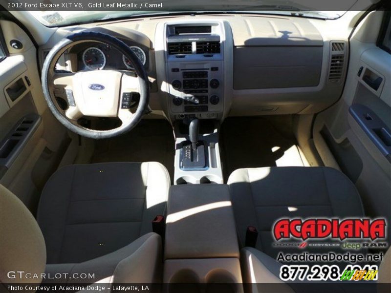 Gold Leaf Metallic / Camel 2012 Ford Escape XLT V6