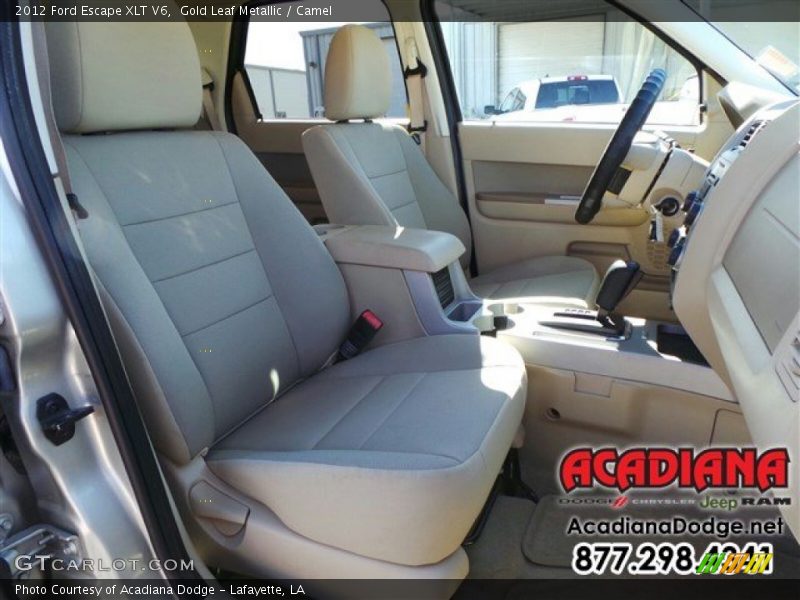 Gold Leaf Metallic / Camel 2012 Ford Escape XLT V6