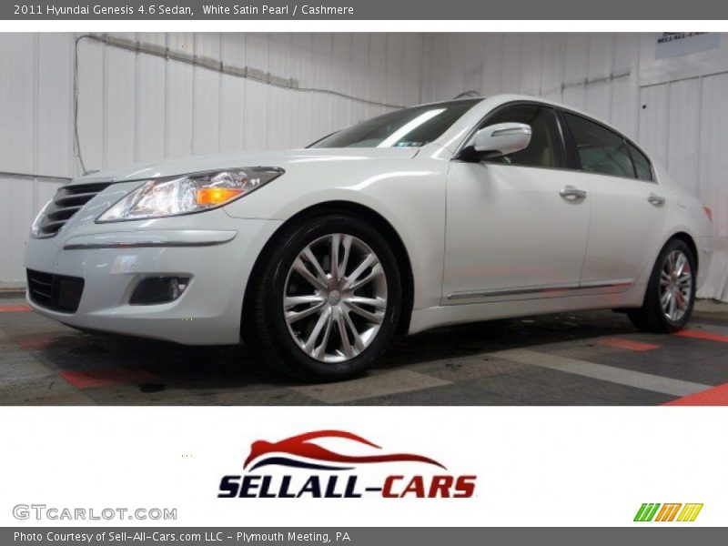 White Satin Pearl / Cashmere 2011 Hyundai Genesis 4.6 Sedan