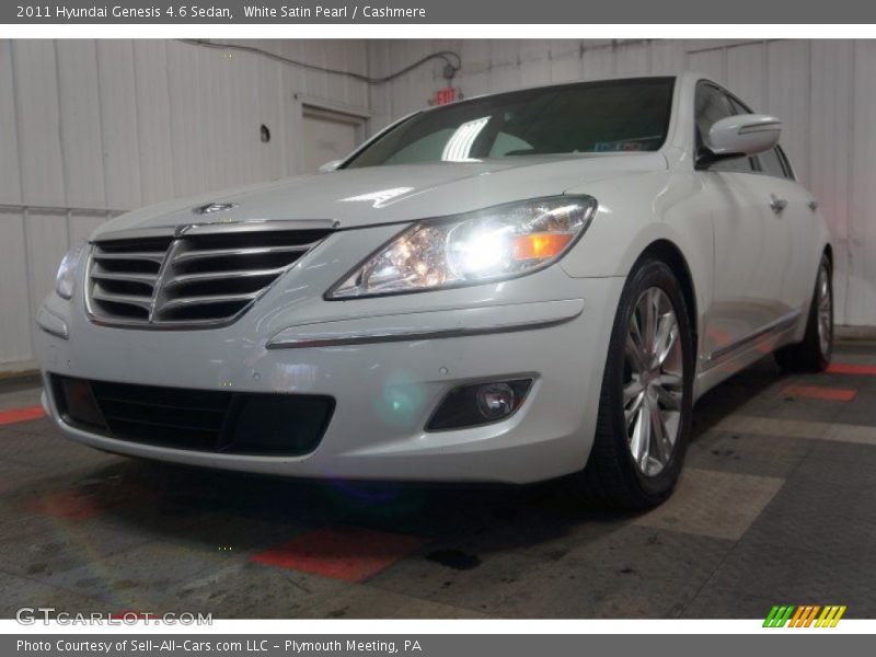 White Satin Pearl / Cashmere 2011 Hyundai Genesis 4.6 Sedan