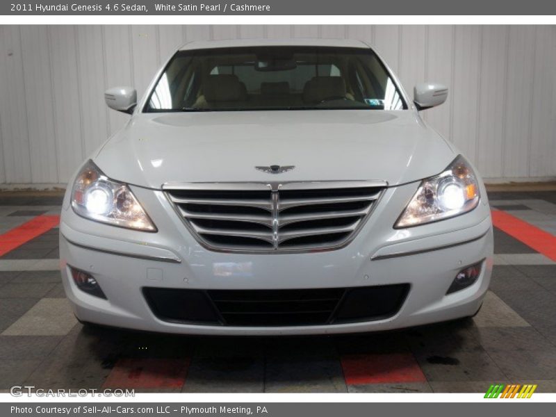 White Satin Pearl / Cashmere 2011 Hyundai Genesis 4.6 Sedan