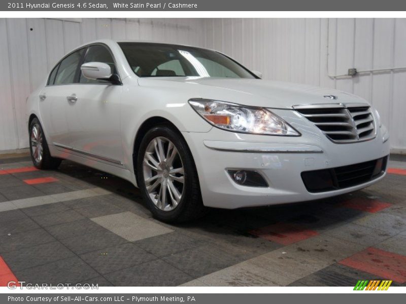 White Satin Pearl / Cashmere 2011 Hyundai Genesis 4.6 Sedan