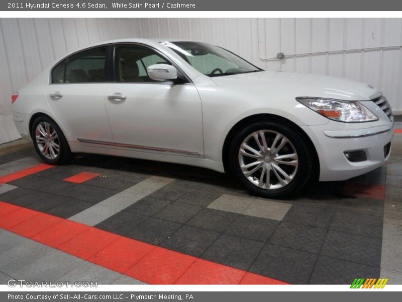 White Satin Pearl / Cashmere 2011 Hyundai Genesis 4.6 Sedan