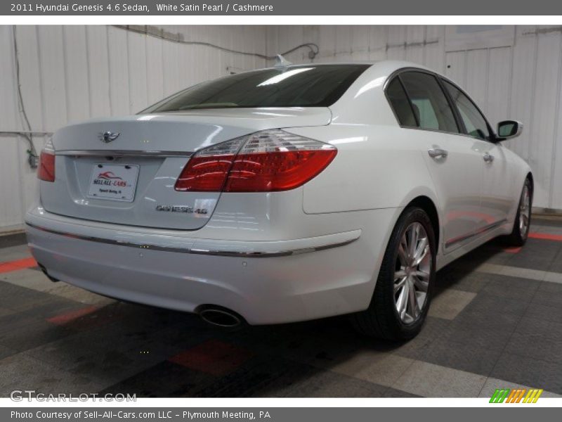 White Satin Pearl / Cashmere 2011 Hyundai Genesis 4.6 Sedan
