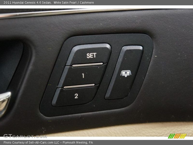 White Satin Pearl / Cashmere 2011 Hyundai Genesis 4.6 Sedan