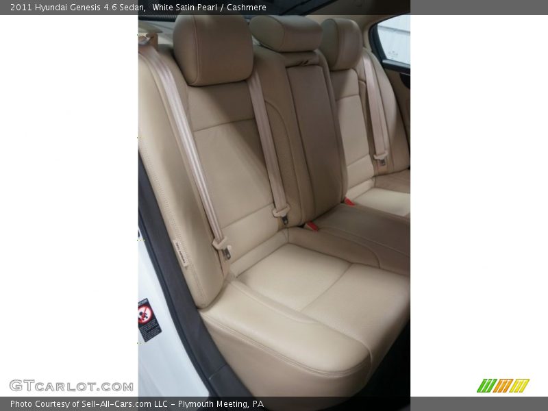 White Satin Pearl / Cashmere 2011 Hyundai Genesis 4.6 Sedan
