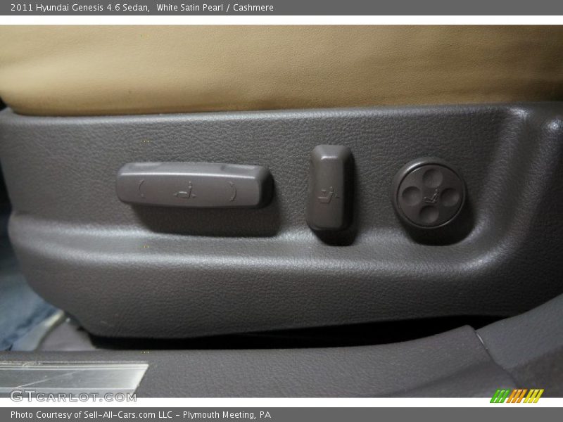 White Satin Pearl / Cashmere 2011 Hyundai Genesis 4.6 Sedan