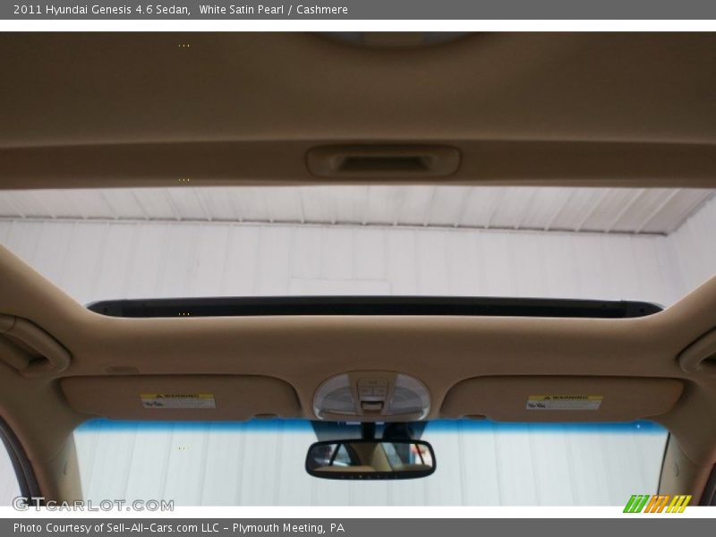 White Satin Pearl / Cashmere 2011 Hyundai Genesis 4.6 Sedan