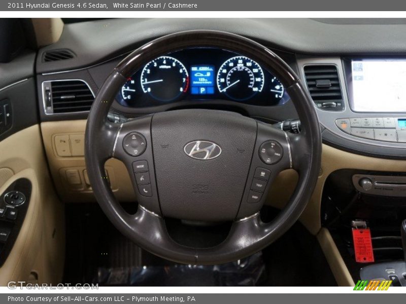 White Satin Pearl / Cashmere 2011 Hyundai Genesis 4.6 Sedan