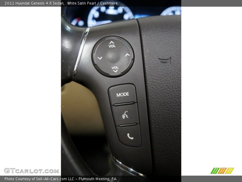 White Satin Pearl / Cashmere 2011 Hyundai Genesis 4.6 Sedan
