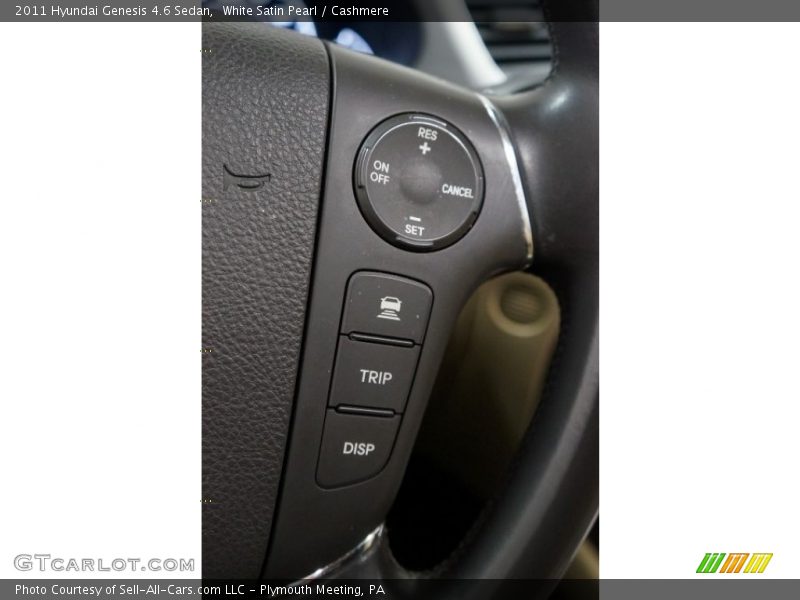 White Satin Pearl / Cashmere 2011 Hyundai Genesis 4.6 Sedan