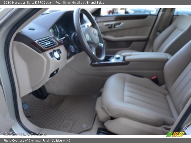 Pearl Beige Metallic / Almond Beige 2010 Mercedes-Benz E 550 Sedan