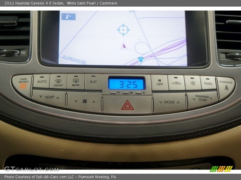 White Satin Pearl / Cashmere 2011 Hyundai Genesis 4.6 Sedan