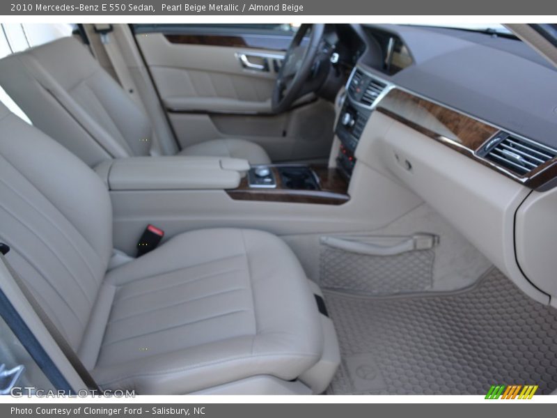 Pearl Beige Metallic / Almond Beige 2010 Mercedes-Benz E 550 Sedan