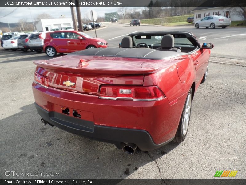 Red Rock Metallic / Gray 2015 Chevrolet Camaro LT Convertible