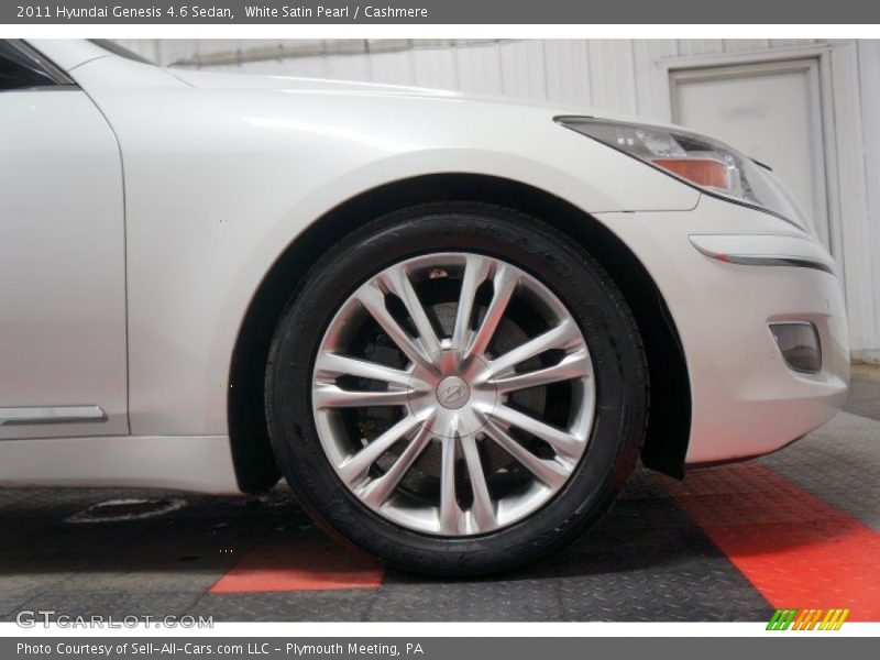 White Satin Pearl / Cashmere 2011 Hyundai Genesis 4.6 Sedan