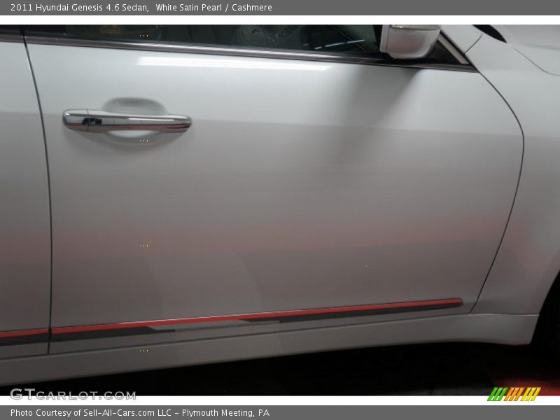White Satin Pearl / Cashmere 2011 Hyundai Genesis 4.6 Sedan