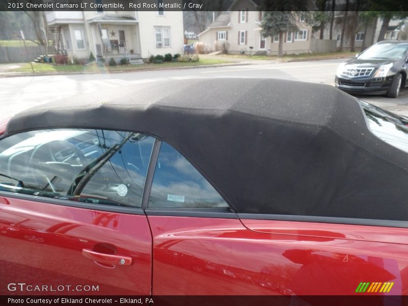 Red Rock Metallic / Gray 2015 Chevrolet Camaro LT Convertible