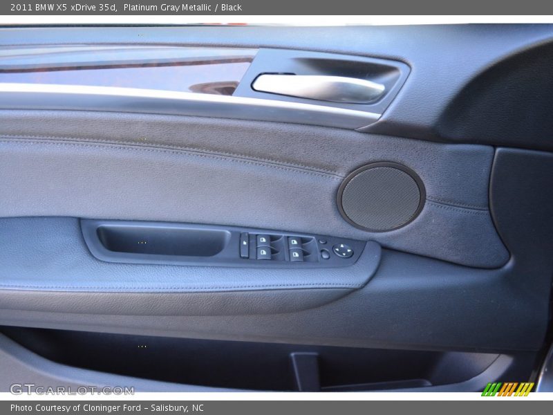 Platinum Gray Metallic / Black 2011 BMW X5 xDrive 35d