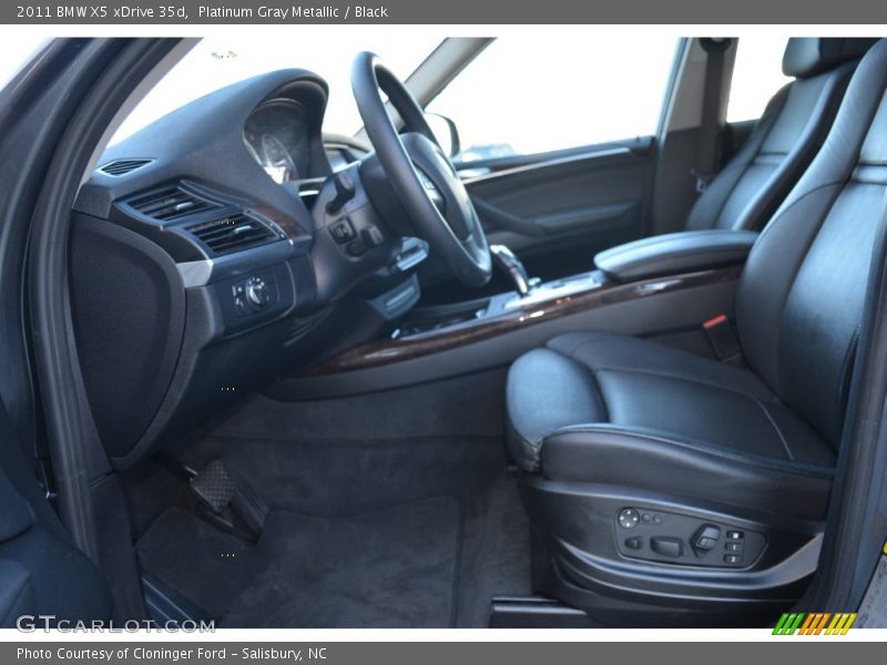 Platinum Gray Metallic / Black 2011 BMW X5 xDrive 35d