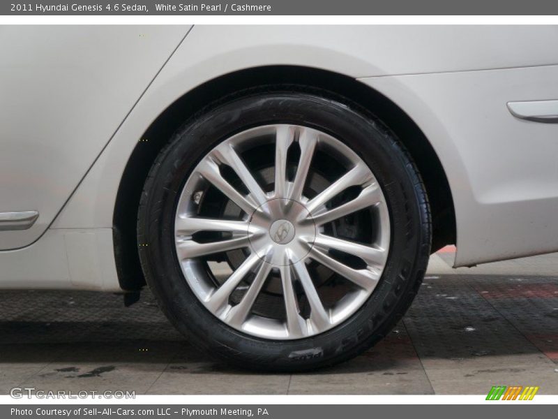 White Satin Pearl / Cashmere 2011 Hyundai Genesis 4.6 Sedan
