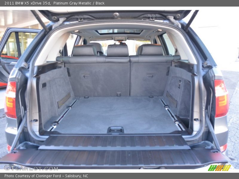 Platinum Gray Metallic / Black 2011 BMW X5 xDrive 35d