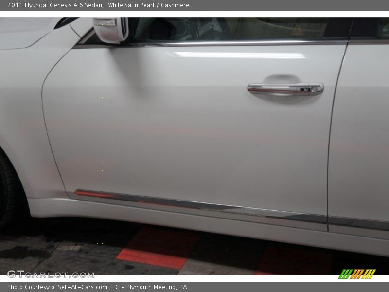 White Satin Pearl / Cashmere 2011 Hyundai Genesis 4.6 Sedan