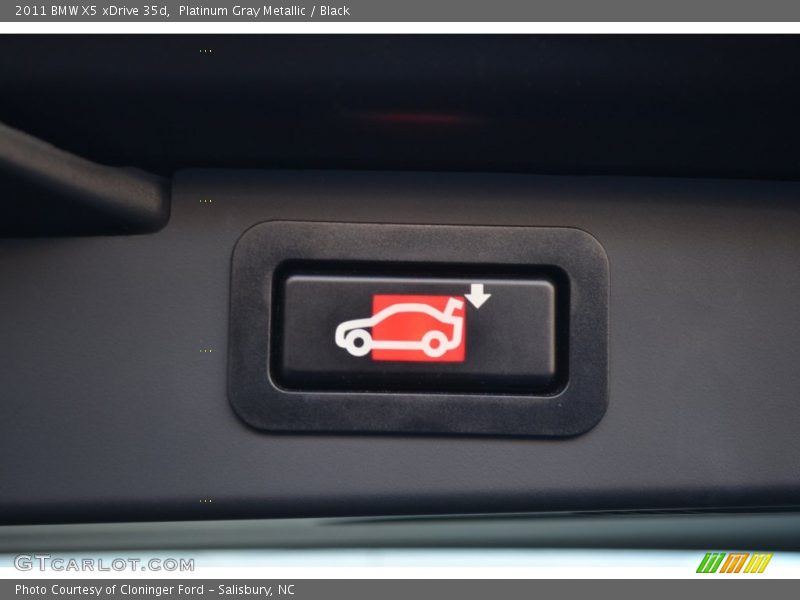Platinum Gray Metallic / Black 2011 BMW X5 xDrive 35d