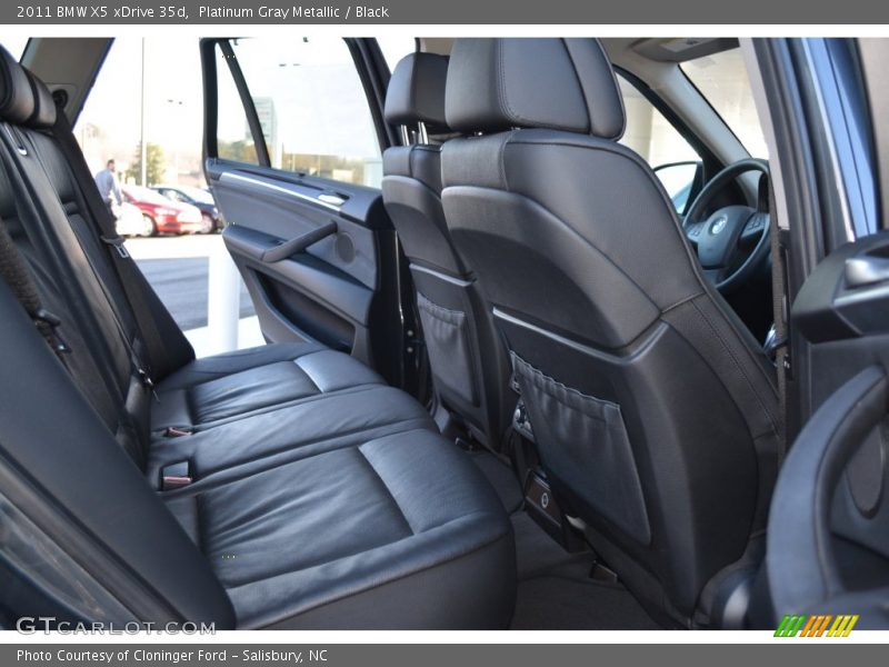 Platinum Gray Metallic / Black 2011 BMW X5 xDrive 35d