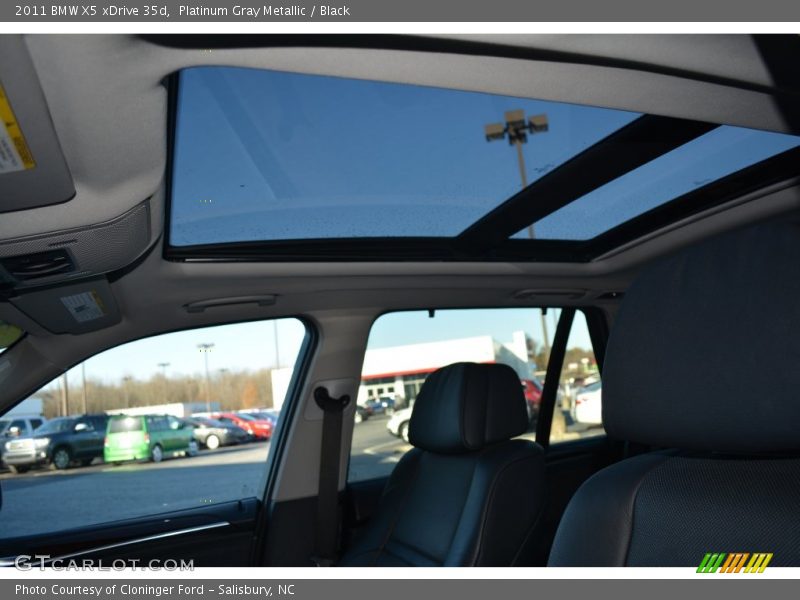 Platinum Gray Metallic / Black 2011 BMW X5 xDrive 35d