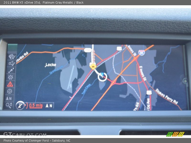 Platinum Gray Metallic / Black 2011 BMW X5 xDrive 35d