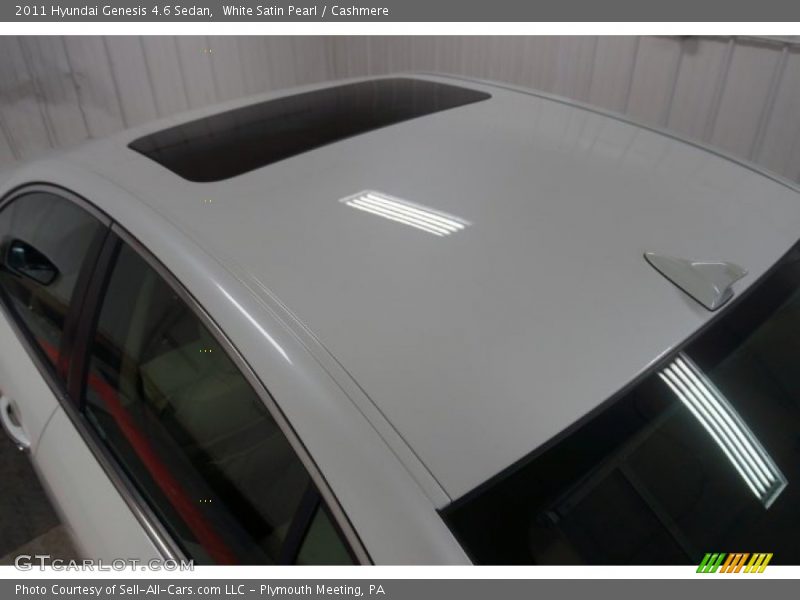 White Satin Pearl / Cashmere 2011 Hyundai Genesis 4.6 Sedan