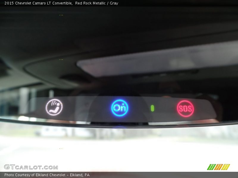Red Rock Metallic / Gray 2015 Chevrolet Camaro LT Convertible