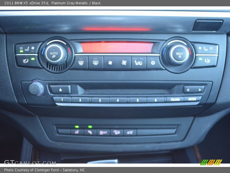 Platinum Gray Metallic / Black 2011 BMW X5 xDrive 35d