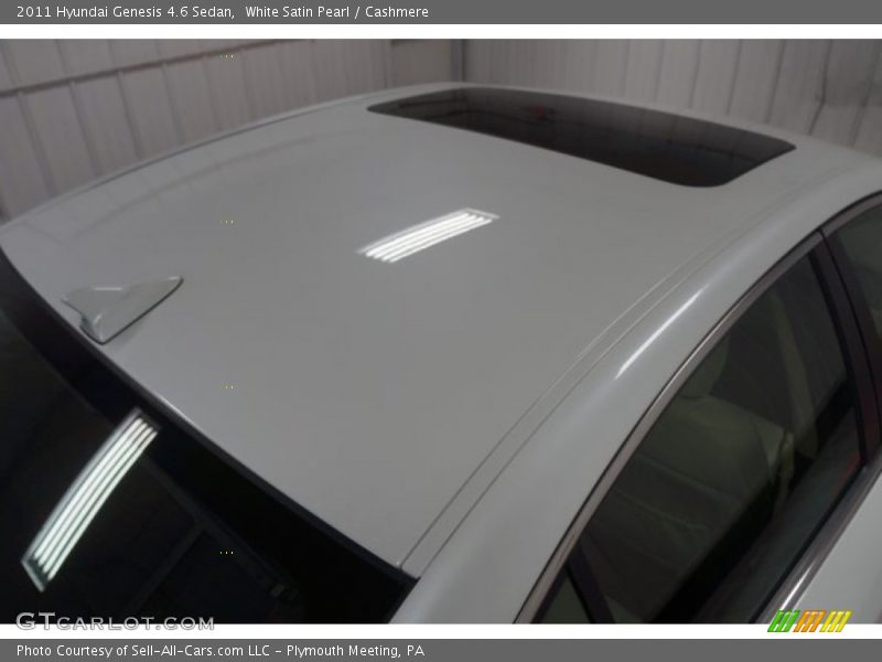 White Satin Pearl / Cashmere 2011 Hyundai Genesis 4.6 Sedan