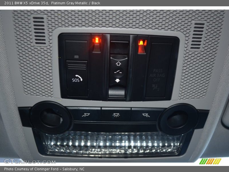 Platinum Gray Metallic / Black 2011 BMW X5 xDrive 35d