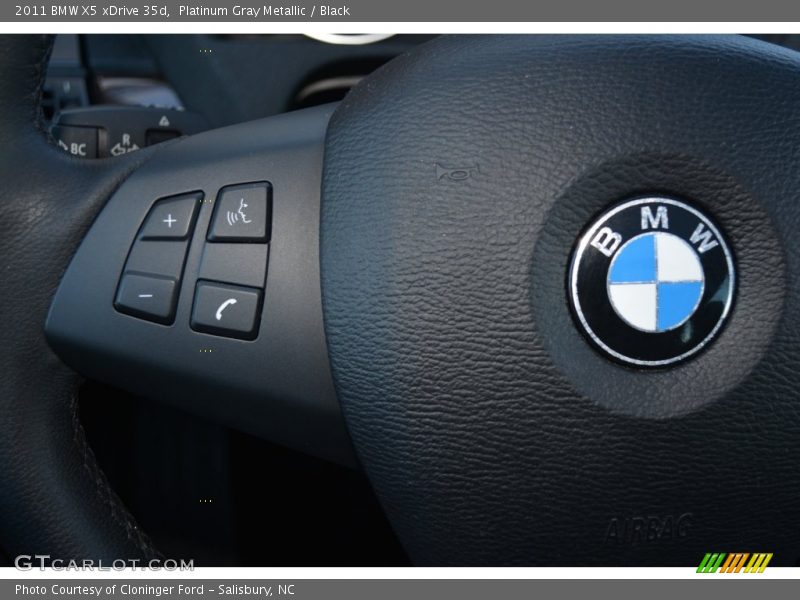 Platinum Gray Metallic / Black 2011 BMW X5 xDrive 35d