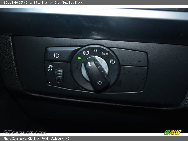 Platinum Gray Metallic / Black 2011 BMW X5 xDrive 35d