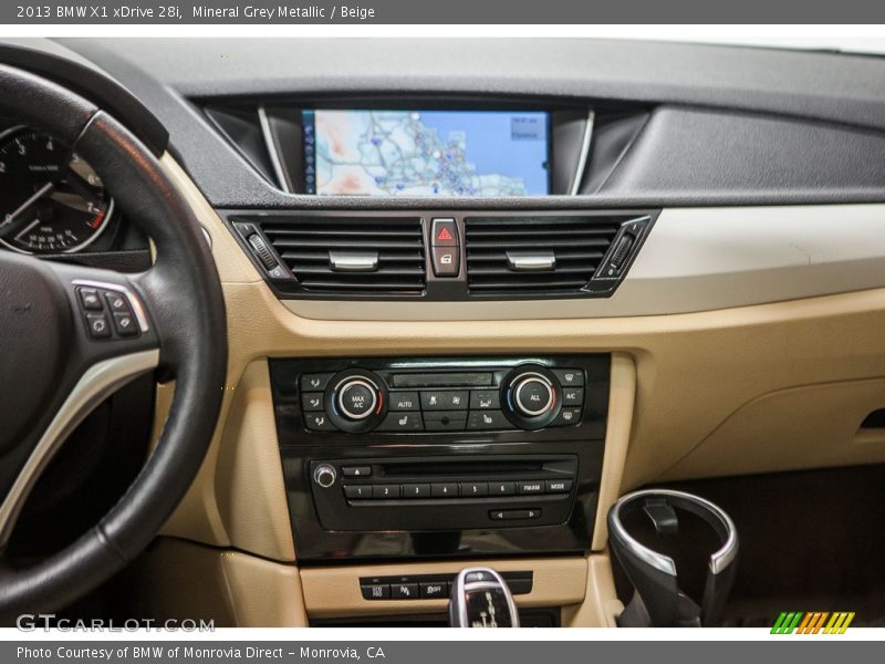 Mineral Grey Metallic / Beige 2013 BMW X1 xDrive 28i