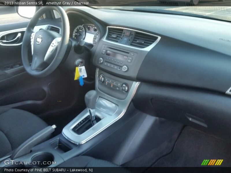 Amethyst Gray / Charcoal 2013 Nissan Sentra SR