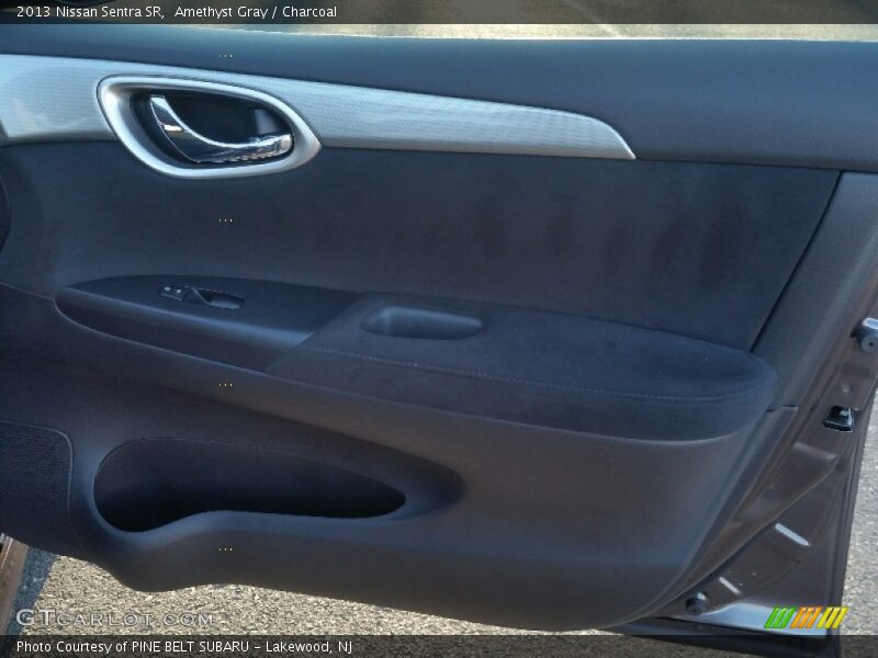 Amethyst Gray / Charcoal 2013 Nissan Sentra SR