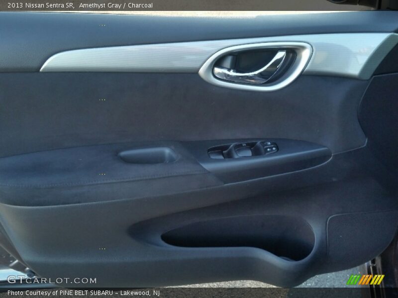 Amethyst Gray / Charcoal 2013 Nissan Sentra SR