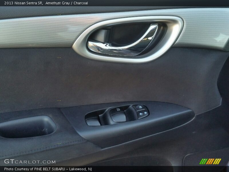 Amethyst Gray / Charcoal 2013 Nissan Sentra SR